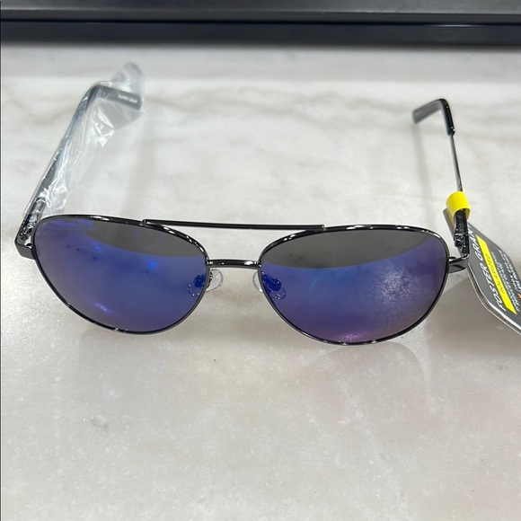 Foster Grant Other - Foster Grant Aviator Sunglasses - Black Frame with Purple Lenses